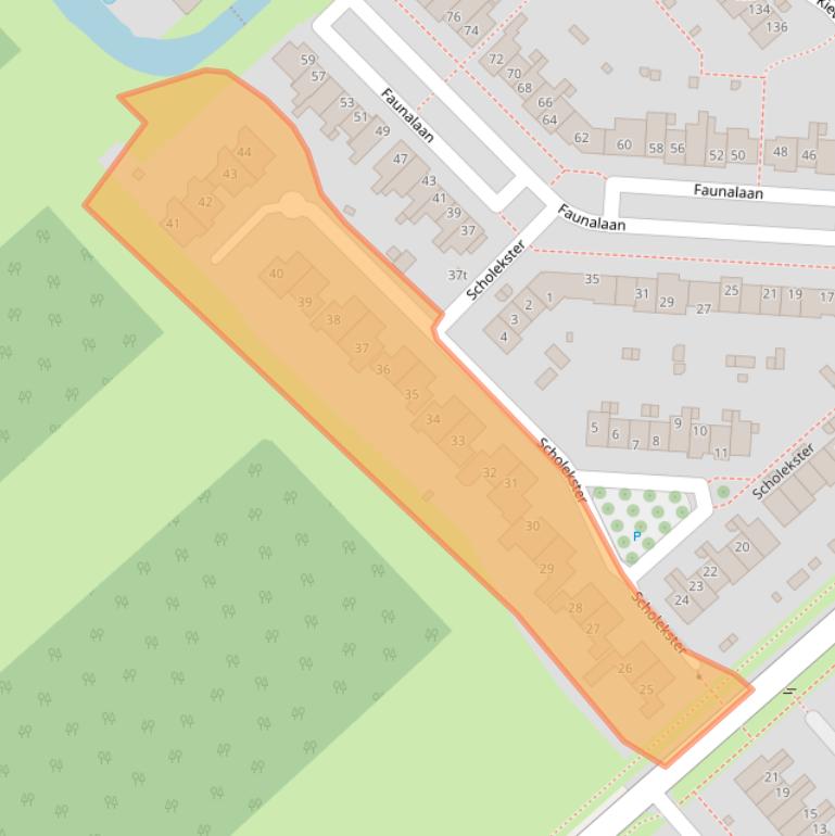 Kaart van postcodegebied 3972PV.