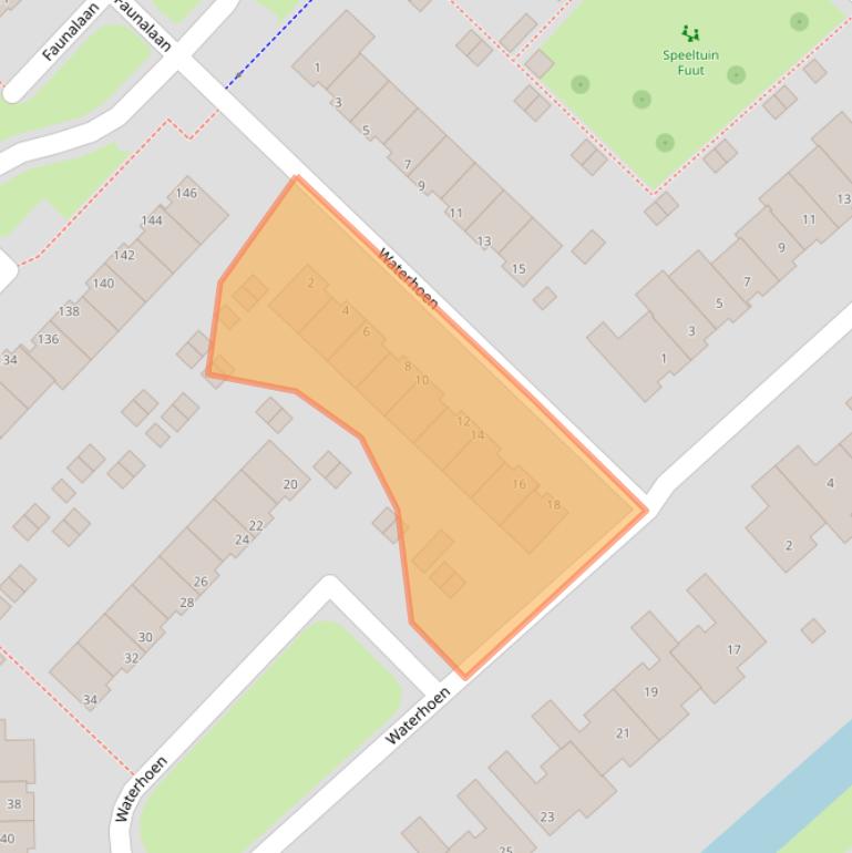 Kaart van postcodegebied 3972RB.