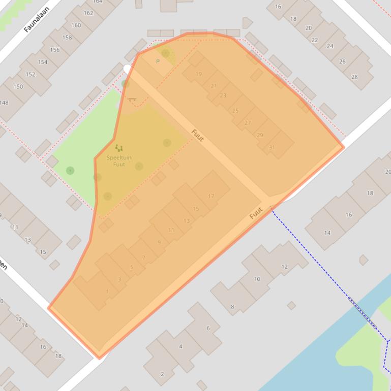 Kaart van postcodegebied 3972RD.