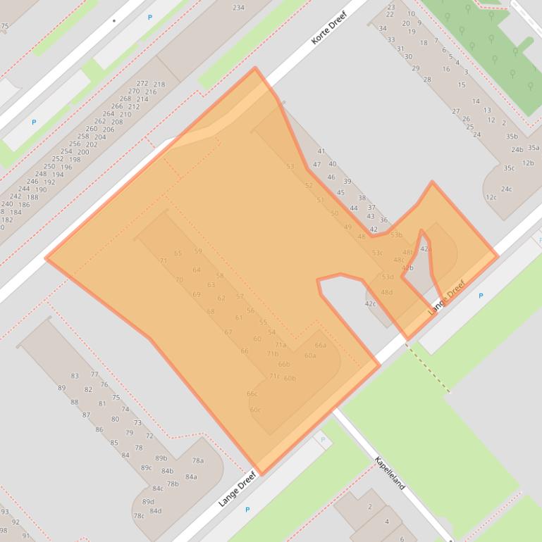 Kaart van postcodegebied 3972TC.