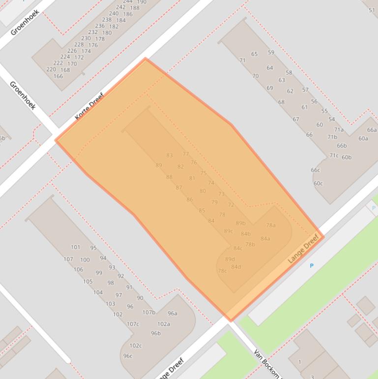 Kaart van postcodegebied 3972TD.