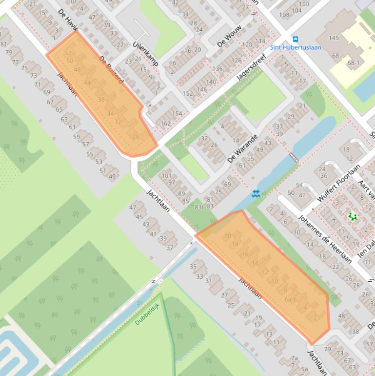 Kaart van postcodegebied 3972TV.