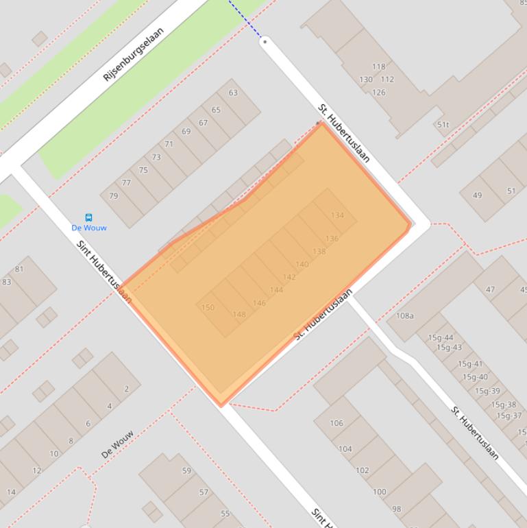 Kaart van postcodegebied 3972WR.