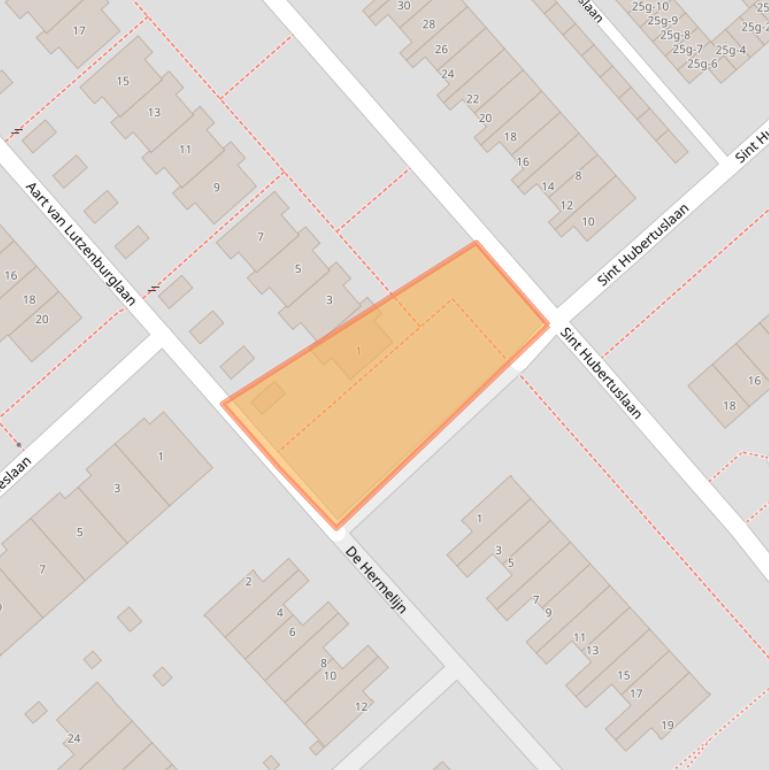 Kaart van postcodegebied 3972WS.