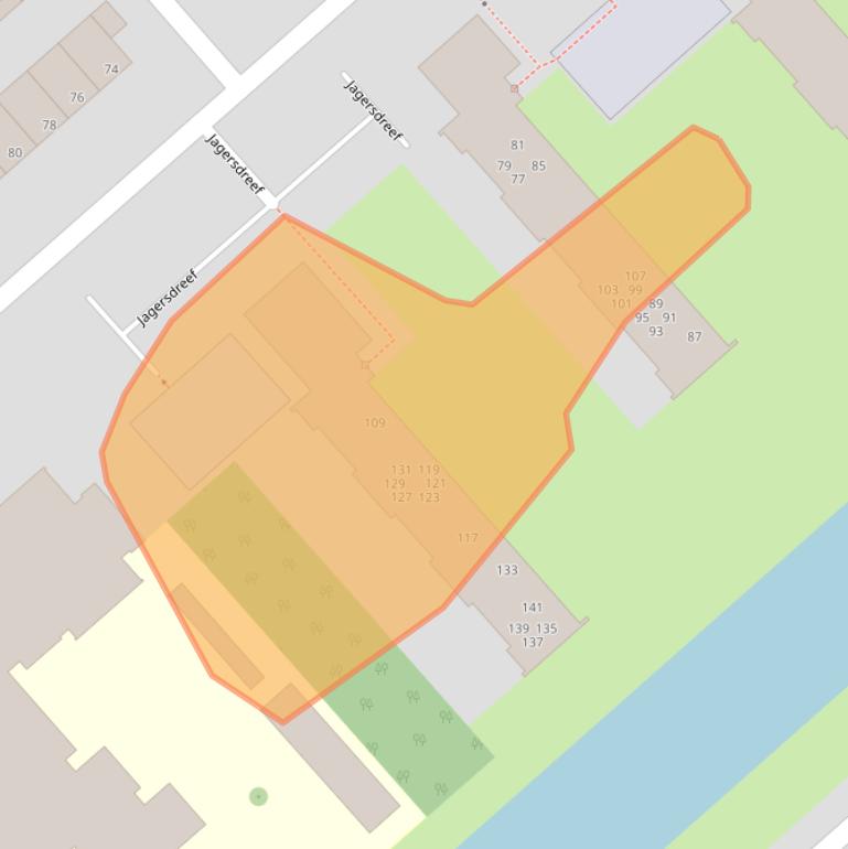 Kaart van postcodegebied 3972XC.