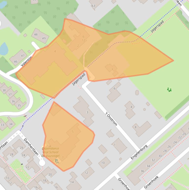 Kaart van postcodegebied 3972XL.