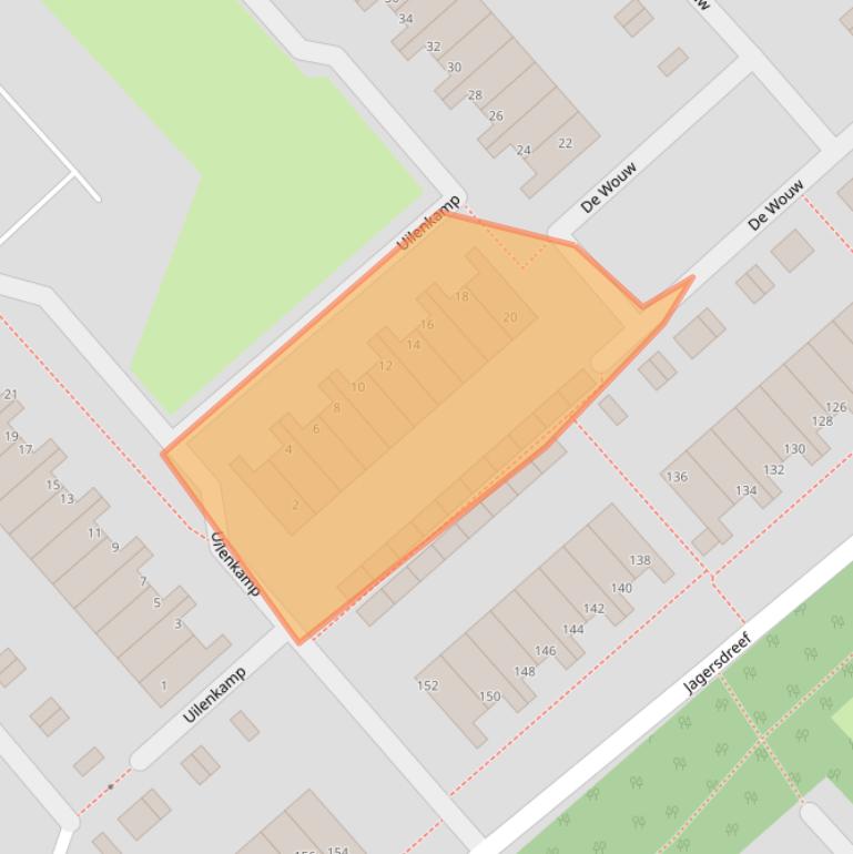 Kaart van postcodegebied 3972XR.