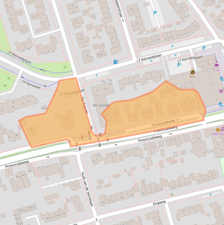 Kaart van postcodegebied 3981AP.