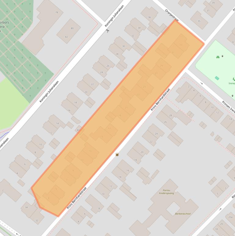 Kaart van postcodegebied 3981BL.