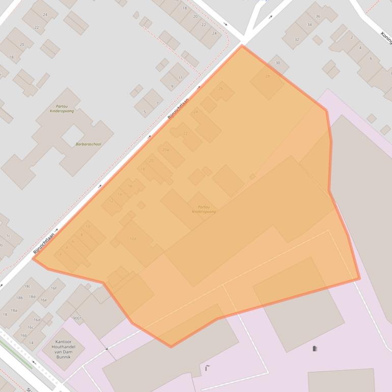 Kaart van postcodegebied 3981BT.