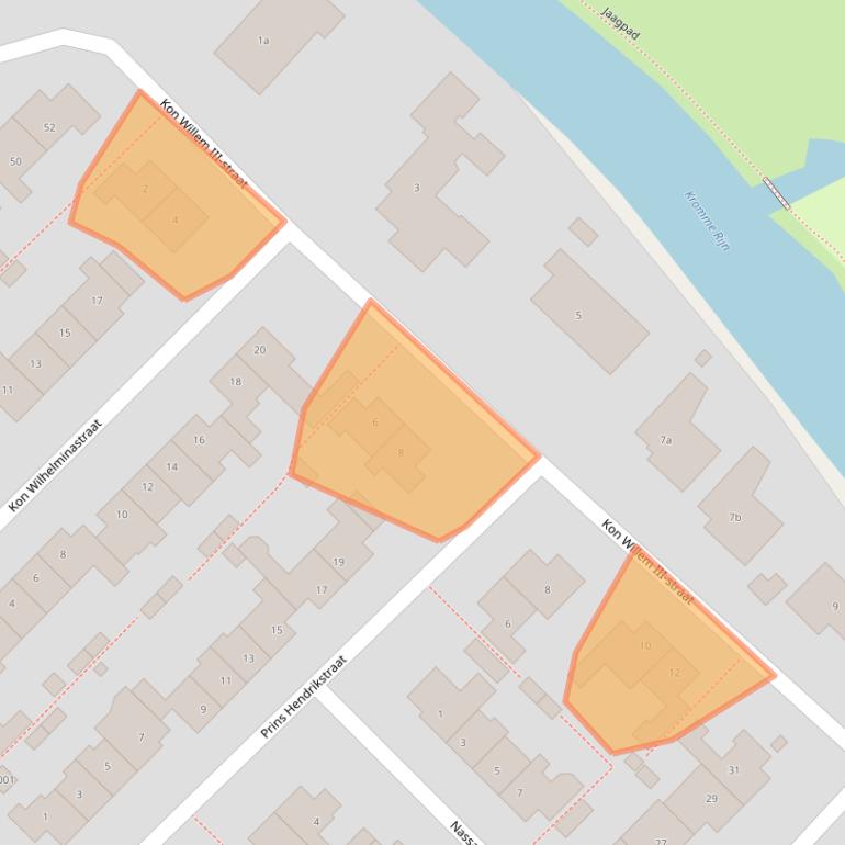 Kaart van postcodegebied 3981BX.