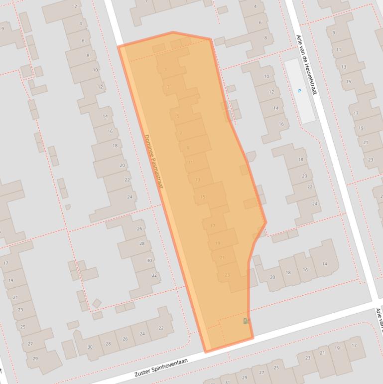 Kaart van postcodegebied 3981CW.