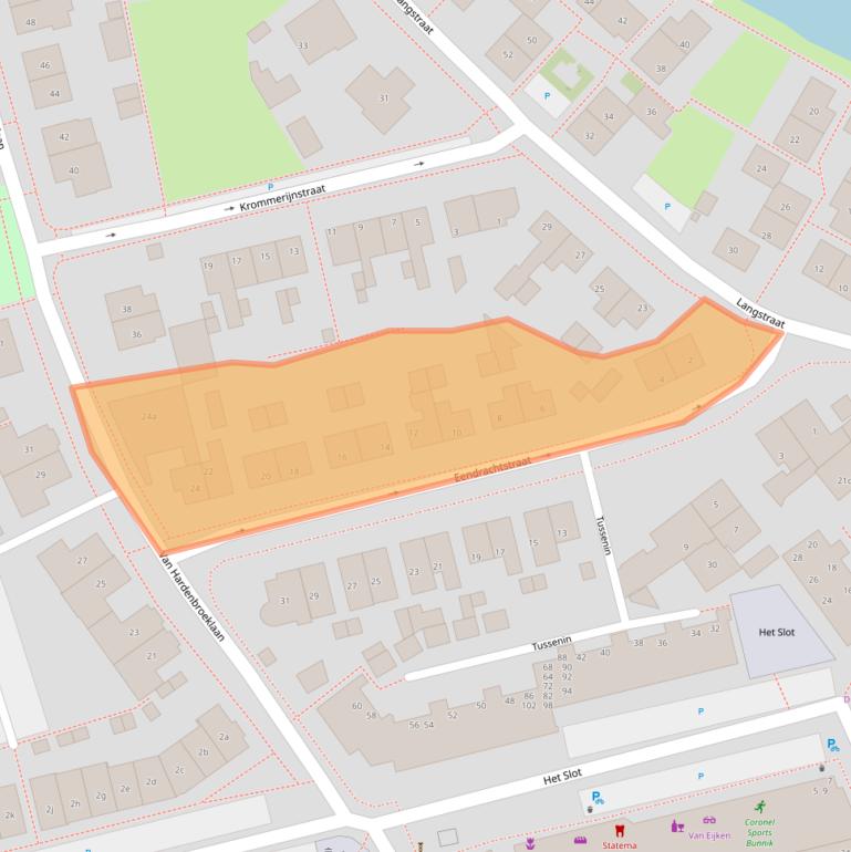 Kaart van postcodegebied 3981ES.