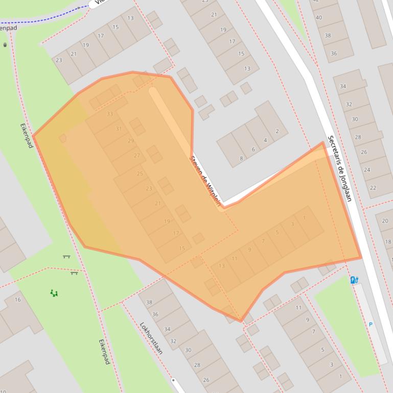 Kaart van postcodegebied 3981JA.