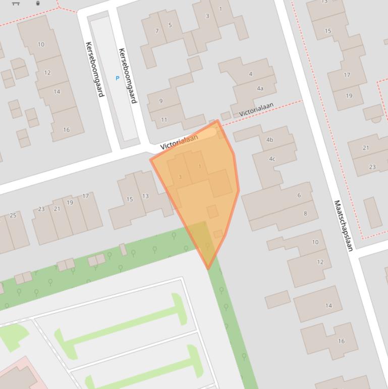 Kaart van postcodegebied 3981LC.