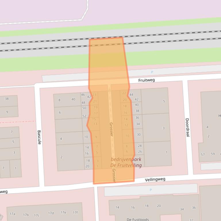 Kaart van postcodegebied 3981PG.