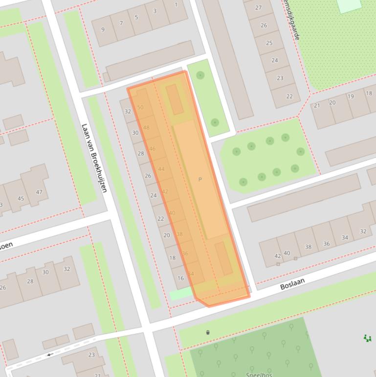 Kaart van postcodegebied 3981XC.