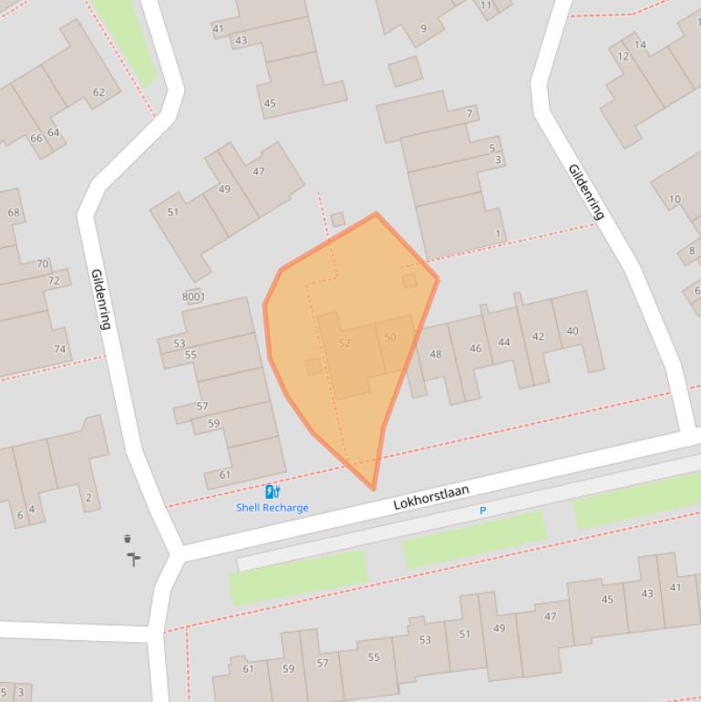 Kaart van postcodegebied 3981ZE.