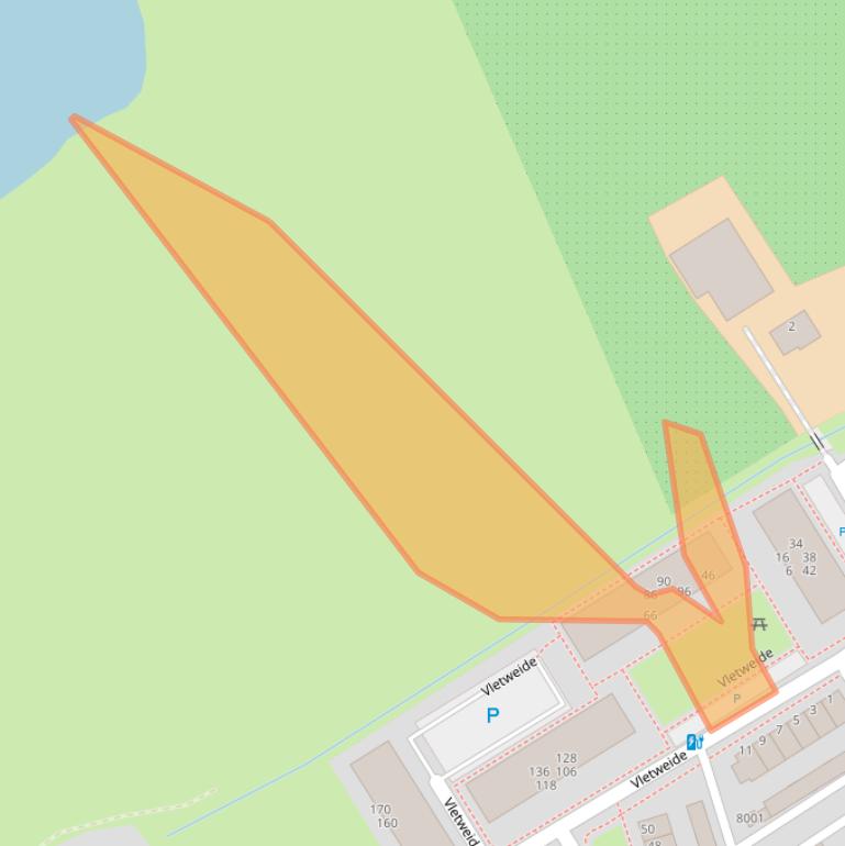 Kaart van postcodegebied 3981ZM.