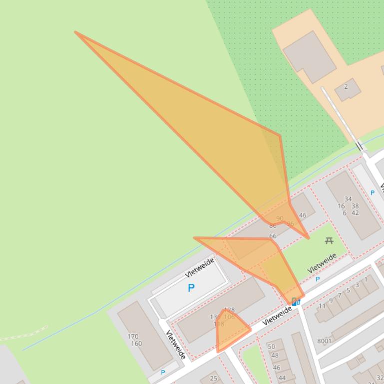 Kaart van postcodegebied 3981ZN.