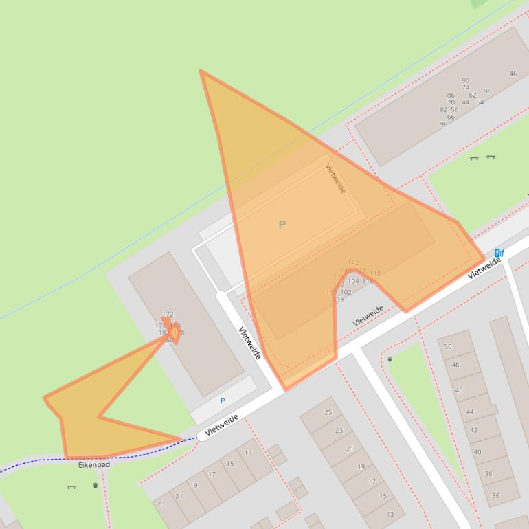 Kaart van postcodegebied 3981ZP.