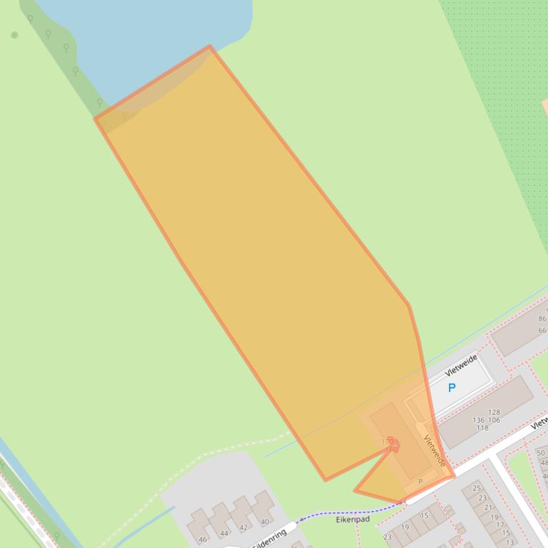 Kaart van postcodegebied 3981ZR.