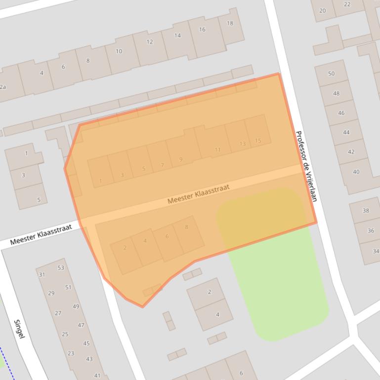 Kaart van postcodegebied 3984JR.