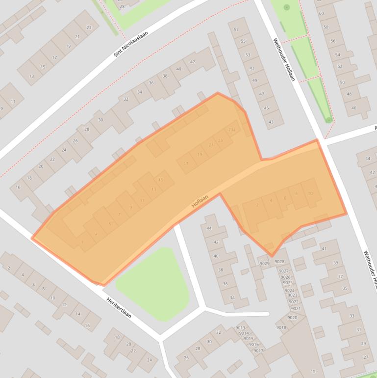 Kaart van postcodegebied 3984KR.