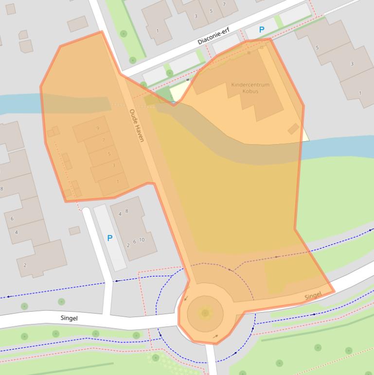 Kaart van postcodegebied 3984KT.