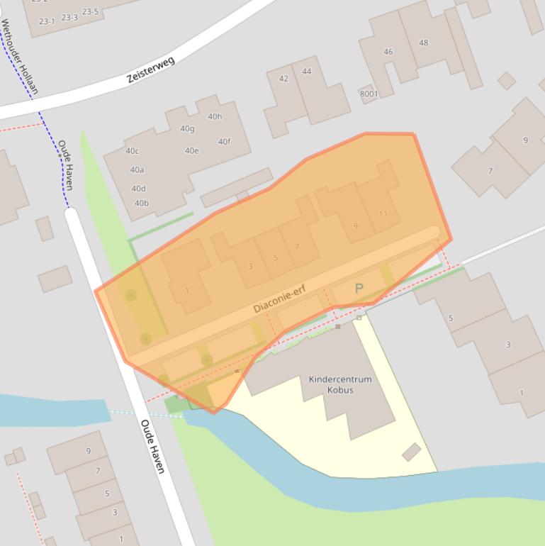 Kaart van postcodegebied 3984KZ.