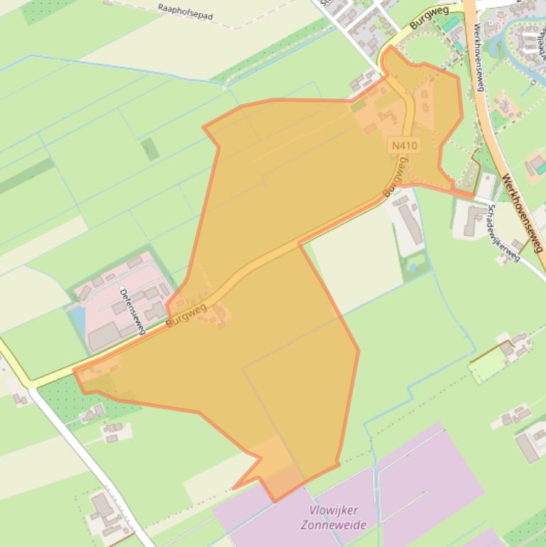 Kaart van postcodegebied 3984LK.