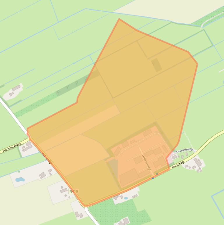 Kaart van postcodegebied 3984LR.