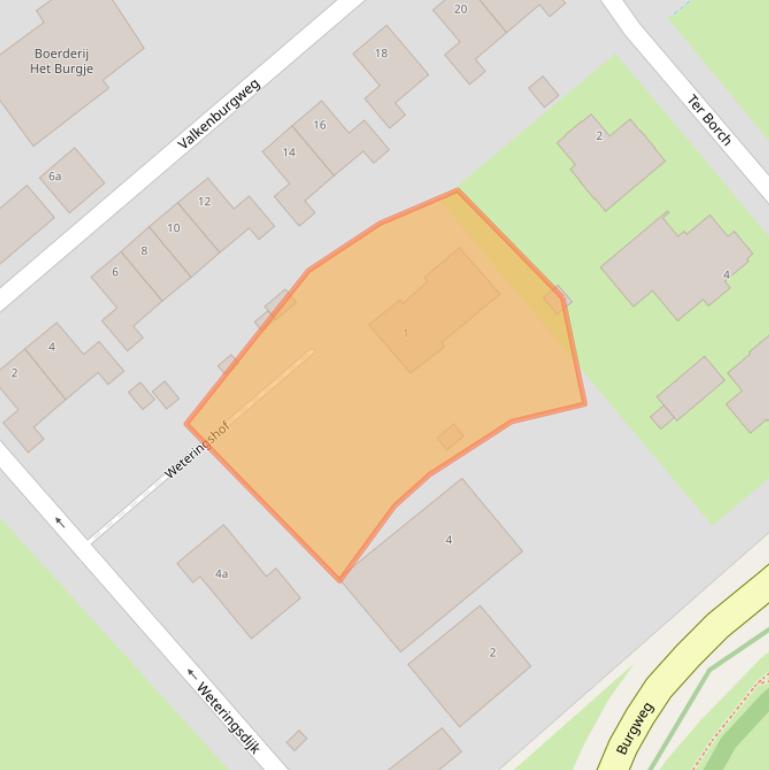 Kaart van postcodegebied 3984LS.