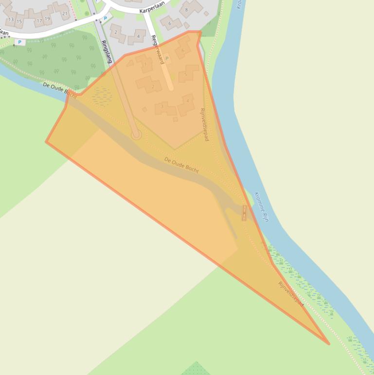 Kaart van postcodegebied 3984MJ.