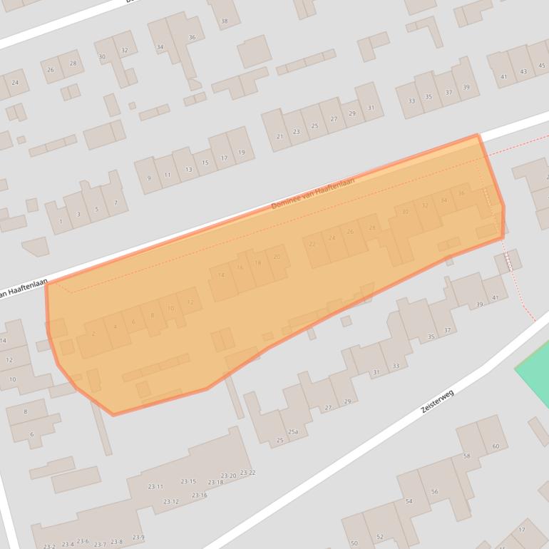 Kaart van postcodegebied 3984NR.