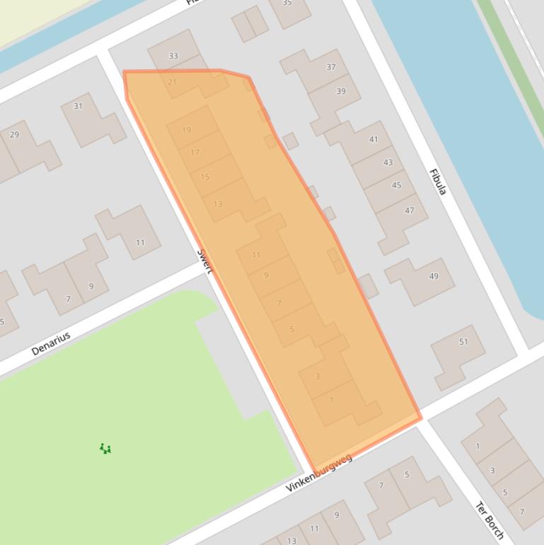 Kaart van postcodegebied 3984RG.