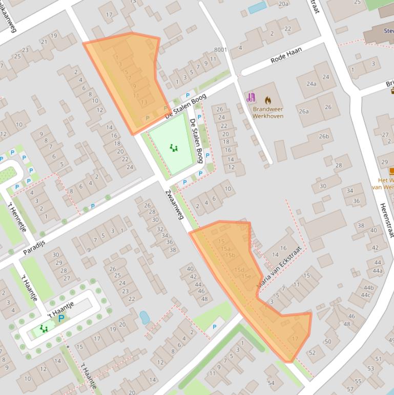 Kaart van postcodegebied 3985PK.