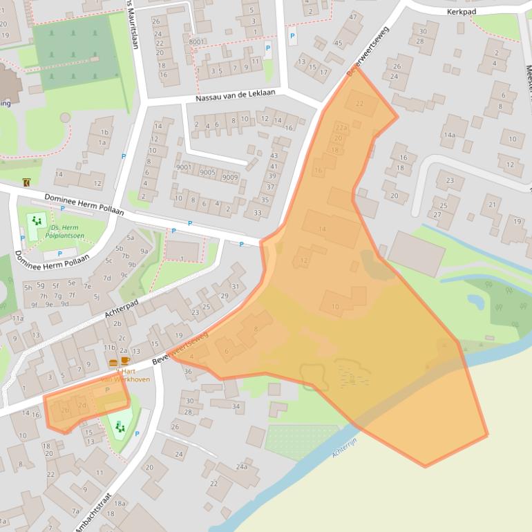 Kaart van postcodegebied 3985RD.