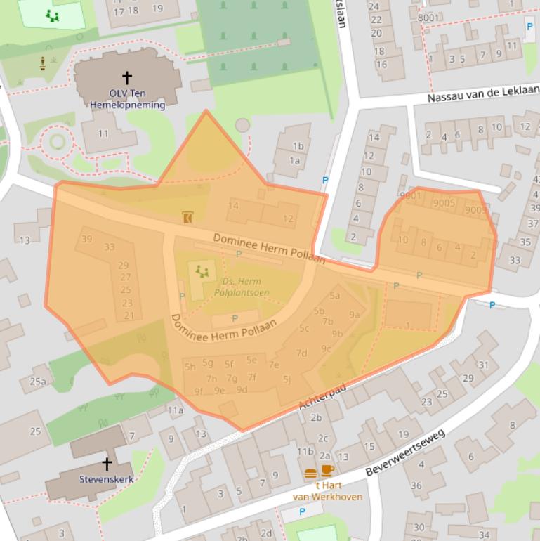Kaart van postcodegebied 3985RM.