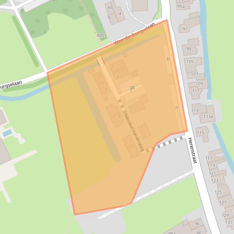 Kaart van postcodegebied 3985RN.