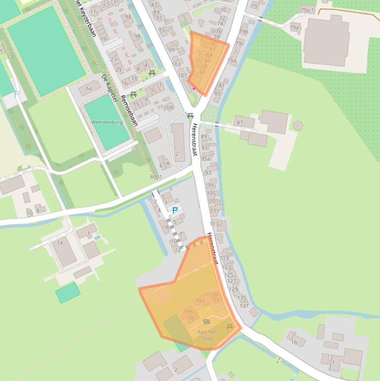 Kaart van postcodegebied 3985RX.