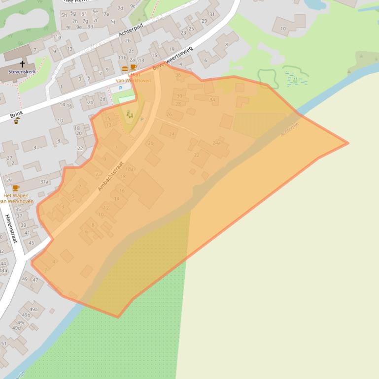 Kaart van postcodegebied 3985SC.