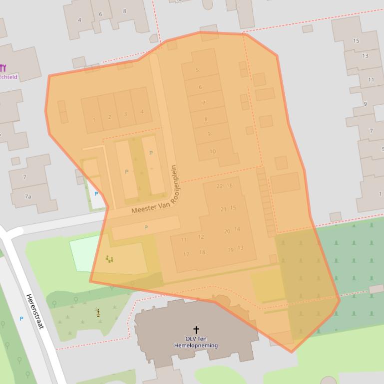 Kaart van postcodegebied 3985SX.
