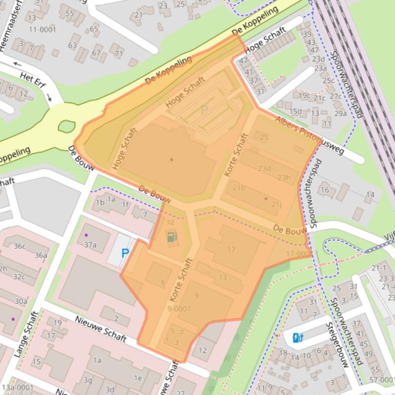 Kaart van postcodegebied 3991AT.