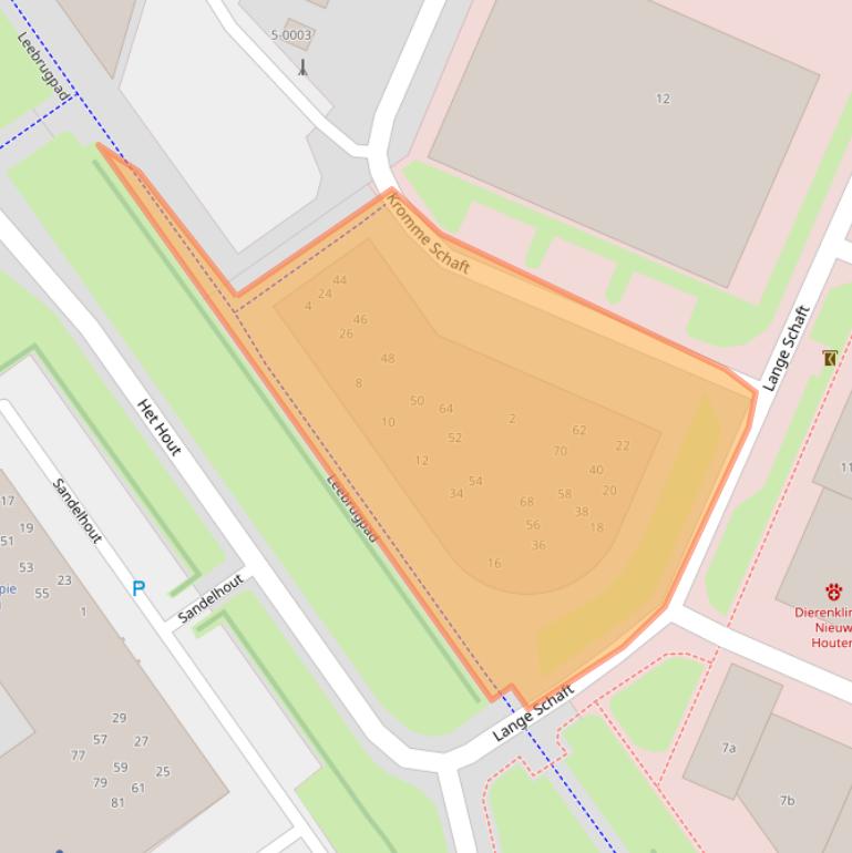 Kaart van postcodegebied 3991AZ.