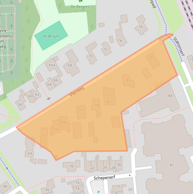 Kaart van postcodegebied 3991BB.