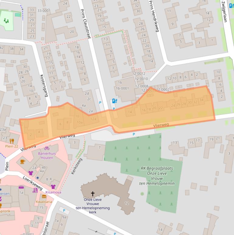 Kaart van postcodegebied 3991BC.