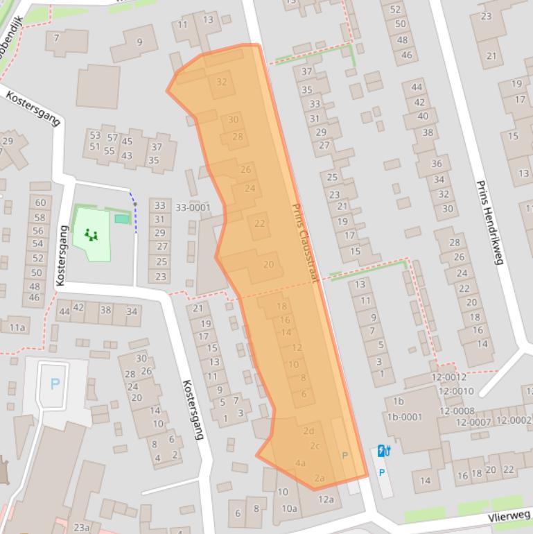 Kaart van postcodegebied 3991BX.