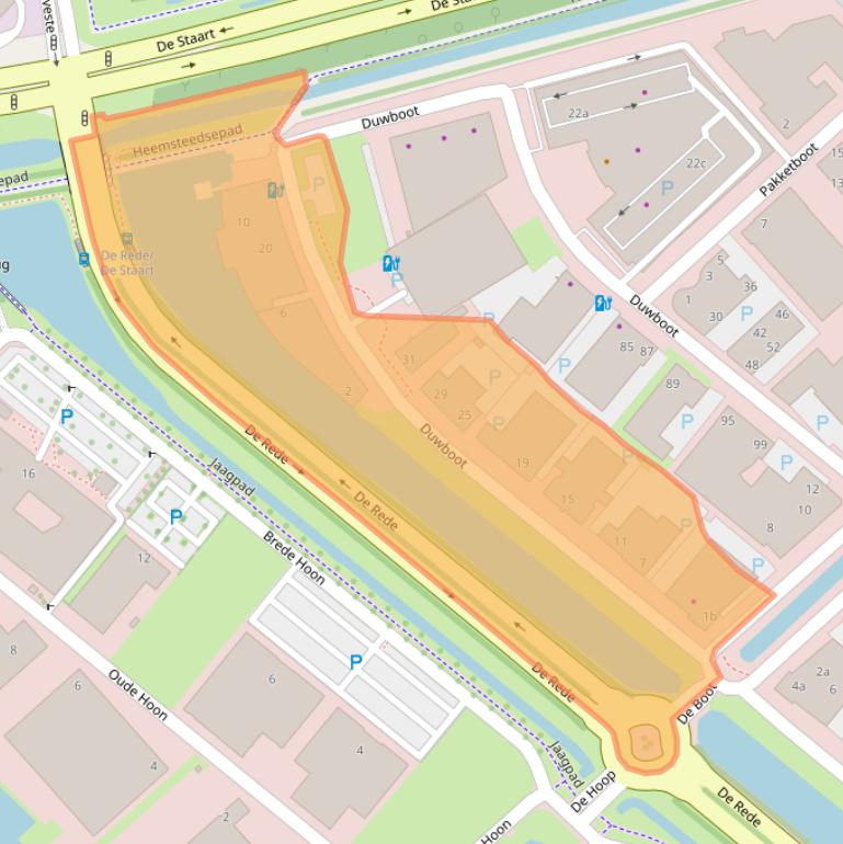 Kaart van postcodegebied 3991CD.