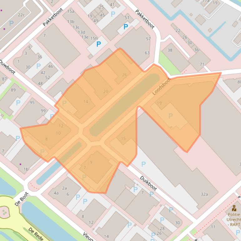 Kaart van postcodegebied 3991CJ.